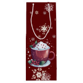 Christmas Cup of Hot Chocolate | Red Wijn Cadeautas (Achterkant)