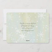 Christmas Custom Photo Cardinal in Wreath  Feestdagenkaart (Achterkant)