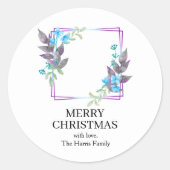Christmas Custom Text Stickers Roll (Voorkant)