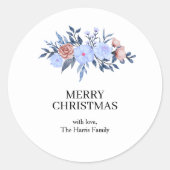 Christmas Custom Text Stickers Roll (Voorkant)