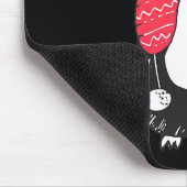 Christmas Cute Baby Penguin Wearing Winter Hat W_e Muismat (Hoek)