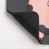 Christmas Cute G Round Nk G Holiday Art  Muismat (Hoek)