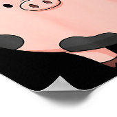 Christmas Cute G Round Nk G Holiday Art  Poster (Hoek)