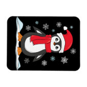 Christmas Cute Penguin Magneet (Horizontaal)