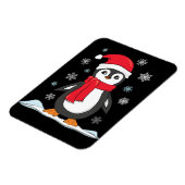 Christmas Cute Penguin Magneet (Linkerzijde)