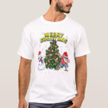 Christmas Dabbing Santa T-shirt<br><div class="desc">Christmas Dabbing Santa</div>