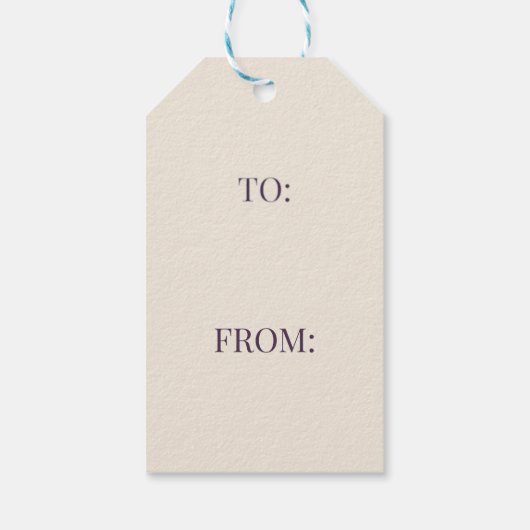 Christmas Dachshund  Cadeaulabel (Achterkant)