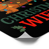 Christmas Dachshund Everyone Need Weiner Dog Pajam Poster (Hoek)