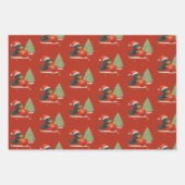 Christmas Dachshunds Wrapping Paper Set of 3 (Voorkant 2)