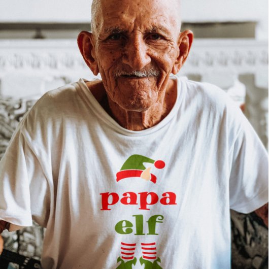 CHRISTMAS DAD PAPA ELF T-SHIRTS T-SHIRT