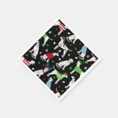 Christmas Dalmatian Napkins Servet (Hoek)