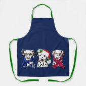 Christmas Dalmatians Schort (Voorkant)