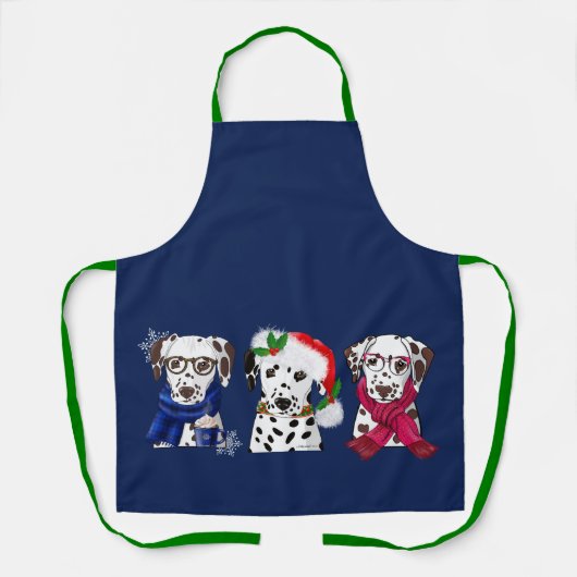 Christmas Dalmatians Schort (Voorkant)