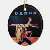 CHRISTMAS DANCE KERAMISCH ORNAMENT (Links)