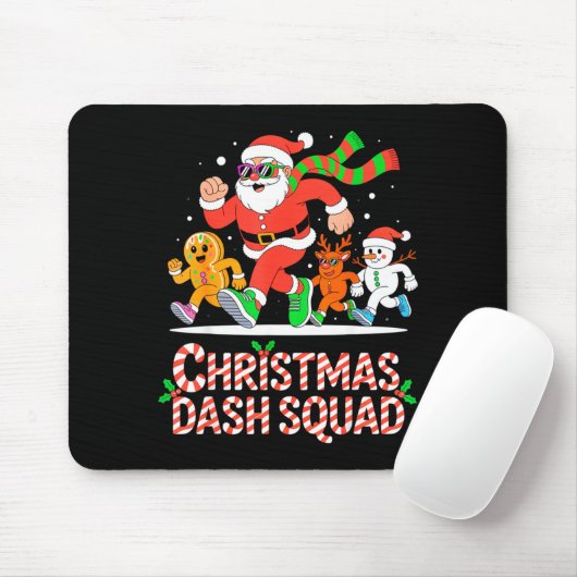 Christmas Dash Squad Running Runner Marathon Team Muismat (Met muis)