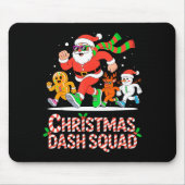Christmas Dash Squad Running Runner Marathon Team Muismat (Voorkant)