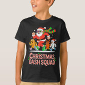 Christmas Dash Squad Running Runner Marathon Team  T-shirt (Voorkant)