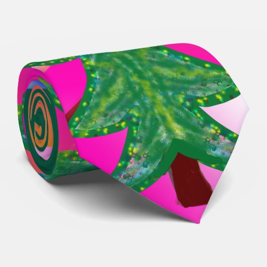 Christmas Day tie Stropdas (Opgerold)