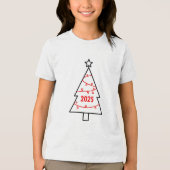 Christmas Day Tri-Blend Shirt (Voorkant)