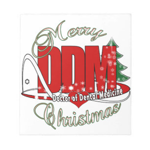 CHRISTMAS DDM Doctor in de tandheelkunde Notitieblok