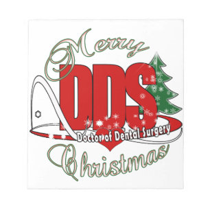 CHRISTMAS DDS Doctor in de tandheelkunde Notitieblok