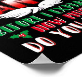 Christmas Dear Santa Before I Explain How Much Poster (Hoek)