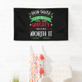 Christmas Dear Santa Ive Been Naughty Funny Xmas Spandoek (Insitu)