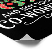 Christmas Deck The Halls And Not Your Co-workers F Poster (Hoek)