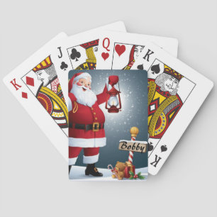 Christmas Deck van kaarten Voeg naam Stocking Stuf