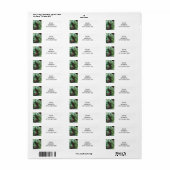 **CHRISTMAS DECOR** RETURADRES ETIKET (Full Sheet)