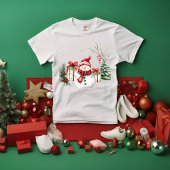 Christmas Decor with Gifts, Branches, and Candy T-shirt