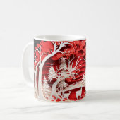 Christmas Decorated themed mug Koffiemok (Voorkant links)
