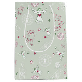 Christmas decoration, Colorful ,seamless pattern,  Medium Cadeauzakje