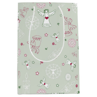 Christmas decoration, Colorful ,seamless pattern, Medium Cadeauzakje