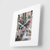 **CHRISTMAS DECORATIONS** CLOCK VIERKANTE KLOK (Hoek)