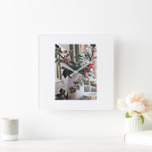 **CHRISTMAS DECORATIONS** CLOCK VIERKANTE KLOK (Huis)