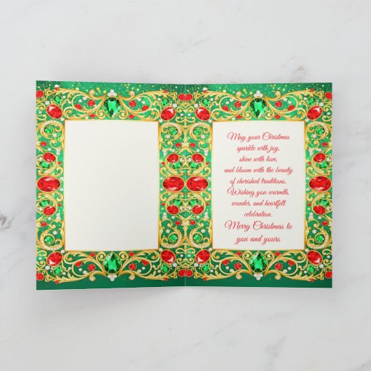 Christmas Decorative Card Feestdagen Kaart (Binnen)