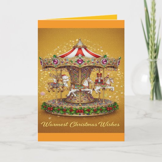 Christmas Decorative Card Feestdagen Kaart (Voorkant)