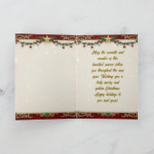 Christmas Decorative Card Feestdagen Kaart (Binnen)
