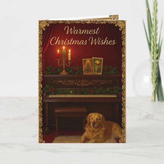 Christmas Decorative Card Feestdagen Kaart (Voorkant)