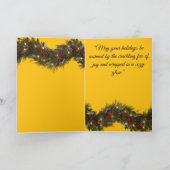 Christmas Decorative Card Feestdagen Kaart (Binnen)