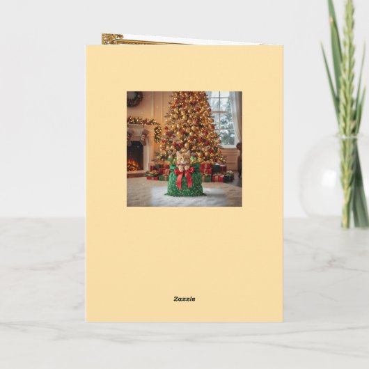 Christmas Decorative Card Feestdagen Kaart (Achterkant)