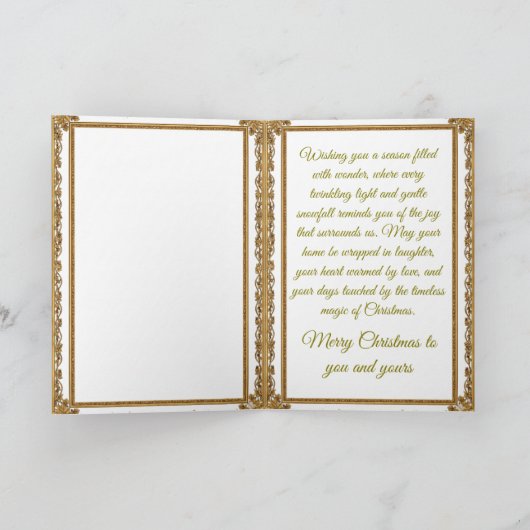 Christmas Decorative Card Feestdagen Kaart (Binnen)