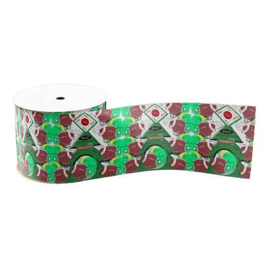 Christmas Decorative Ribbon, Football Grosgrain Lint (Spoel)