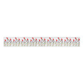 Christmas Decorative Ribbon, Pelicans Fish Grosgrain Lint (Voorkant)