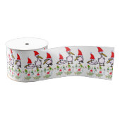 Christmas Decorative Ribbon, Pelicans Fish Grosgrain Lint (Spoel)