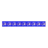 Christmas Decorative Ribbon, Snow Days Snowman  Grosgrain Lint (Voorkant)