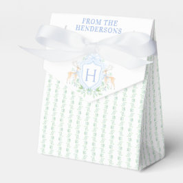 Christmas Deer Crest | Monogram Bedankdoosjes