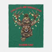 Christmas deer Fleece Blanket Deken (Voorkant)