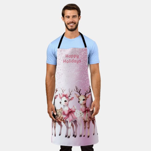 Christmas Deer Holiday Schort (Gedragen)